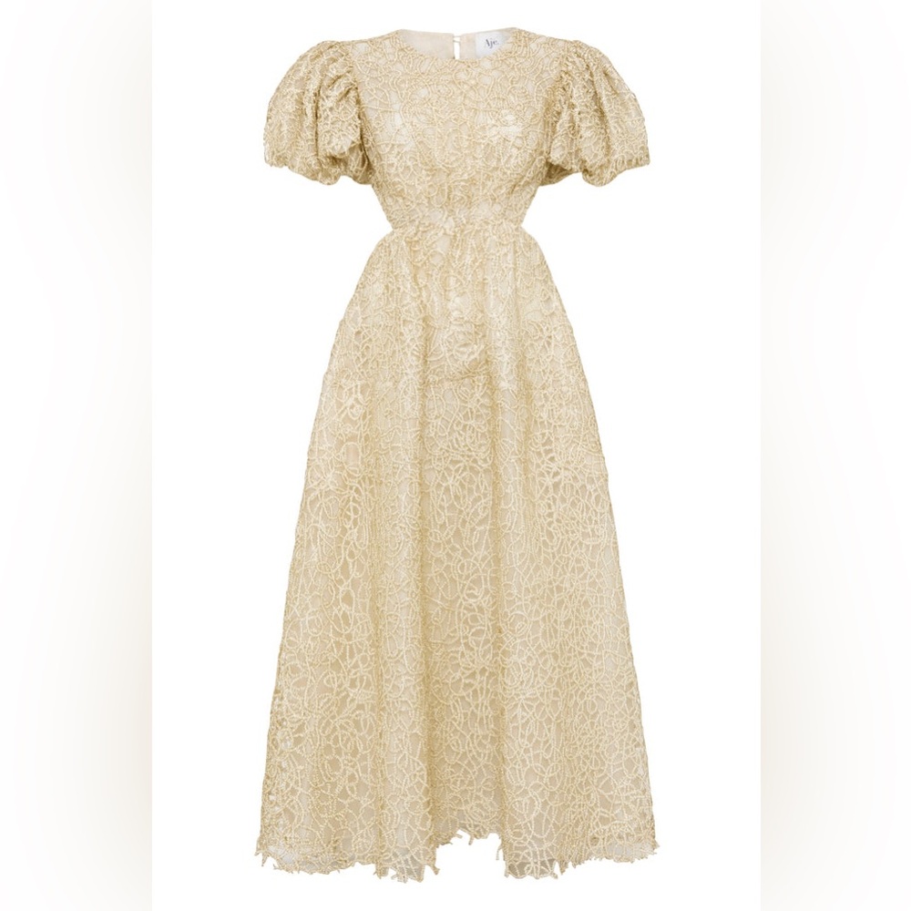 Aje Patina Lace Midi Dress